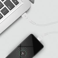 Cabo Dual Shock Micro Usb V8 Branco - 1,2M - Gshield