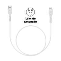 Cabo Dual Shock Micro Usb V8 Branco - 1,2M - Gshield - 7