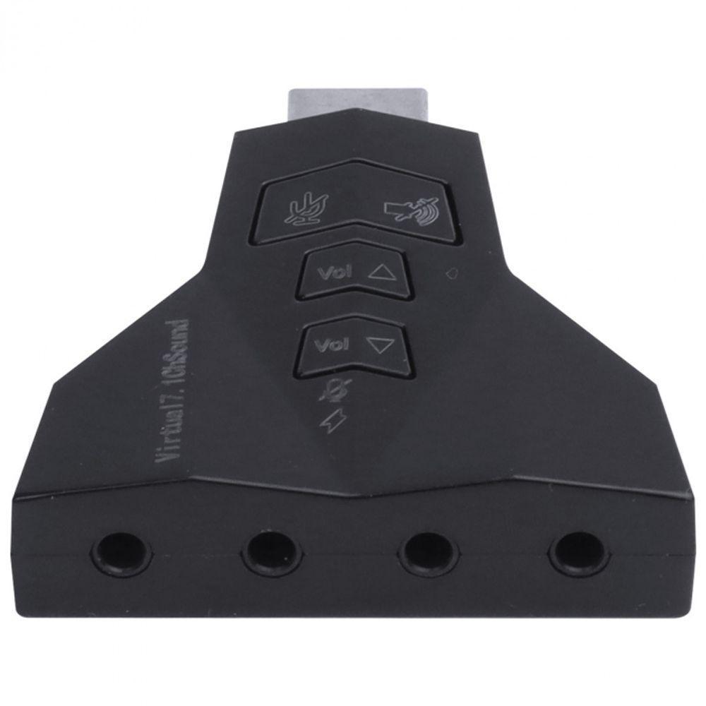 Adaptador Placa De Som Usb 4 Portas P2 - Compativel Com Ps3 - A4Pusbm - 3