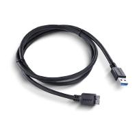 Cabo Para Hd Externo Usb A 3.0 Macho Para Micro Usb B 3.0 (10 Pinos) Macho 28Awg Puro Cobre 1 Metro