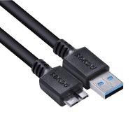 Cabo Para Hd Externo Usb A 3.0 Macho Para Micro Usb B 3.0 (10 Pinos) Macho 28Awg Puro Cobre 1 Metro - 5