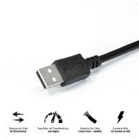 Cabo Para Impressora Usb A 2.0 Macho Para Usb B 2.0 Macho 28Awg Puro Cobre 3 Metros - Puabm2-3 - 15