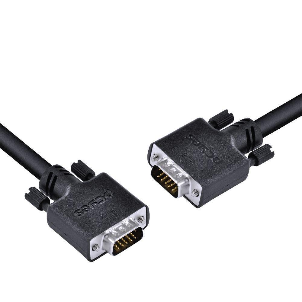 Cabo De Vídeo Vga 15 Pinos Macho Para Vga 15 Pinos Macho 28Awg Puro Cobre 2 Metros - Pvm15-2 - 4
