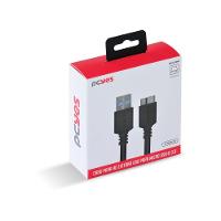Cabo Para Hd Externo Usb A 3.0 Macho Para Micro Usb B 3.0 (10 Pinos) Macho 28Awg Puro Cobre 2 Metros - 3