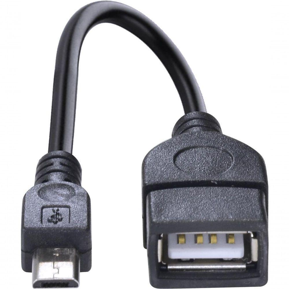 Adaptador Usb Femea Para Micro Usb Com Funcao Otg Ufmu-Otg - 4
