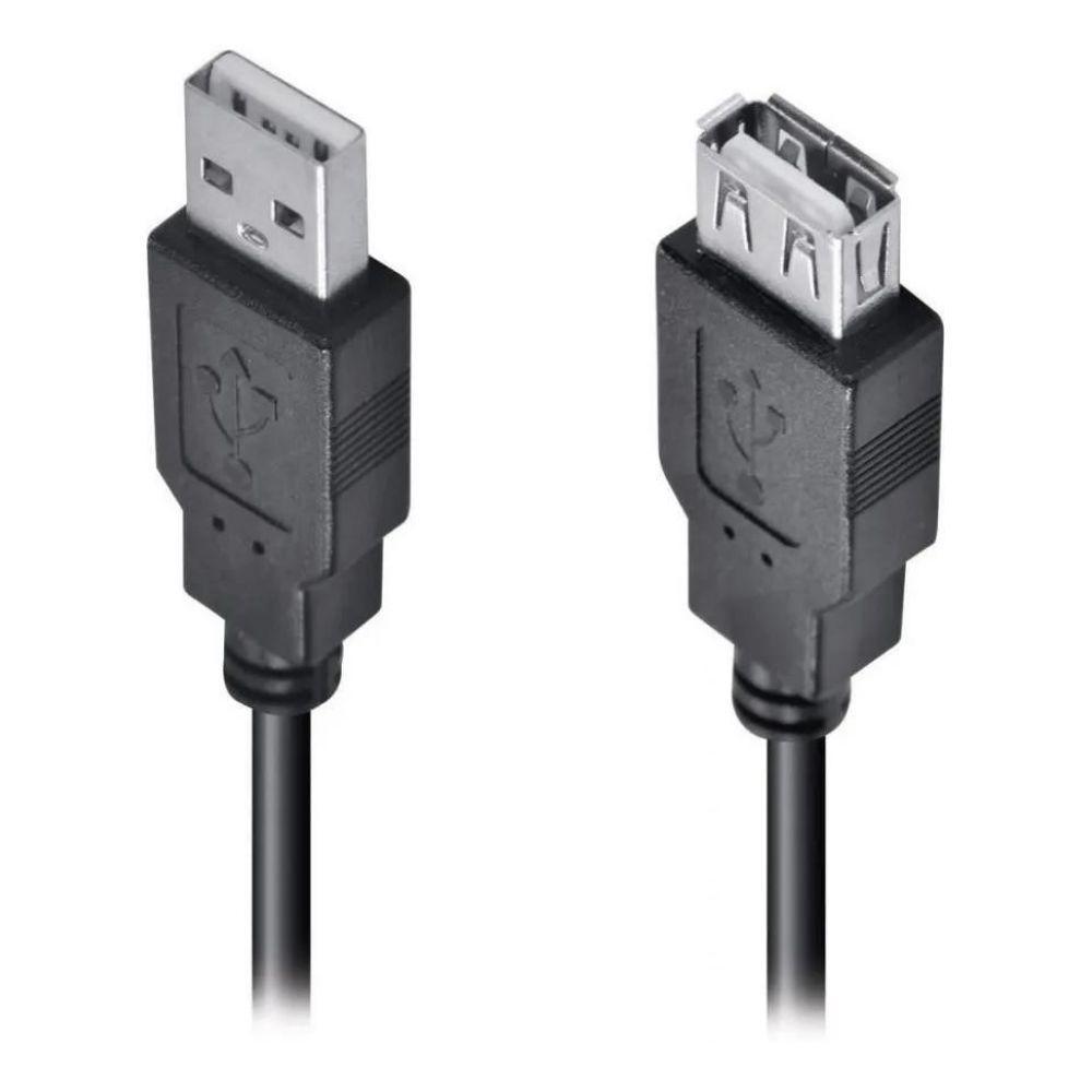 Cabo Extensor Extensão 1.8 Metros Usb 2.0 Macho Fêmea 1.8m - 2