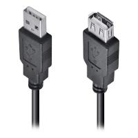 Cabo Extensor Extensão 1.8 Metros Usb 2.0 Macho Fêmea 1.8m - 2