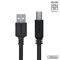 Cabo Para Impressora Usb A 2.0 Macho Para Usb B 2.0 Macho 28Awg Puro Cobre 2 Metros - Puabm2-2 - 7
