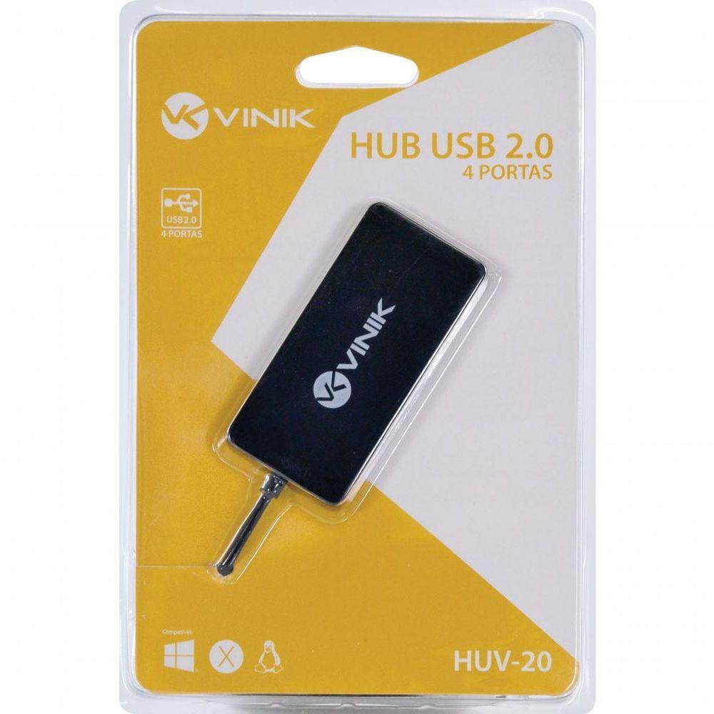 Hub Usb 2.0 Com 4 Portas E 1,2M De Cabo Huv-20 - 2
