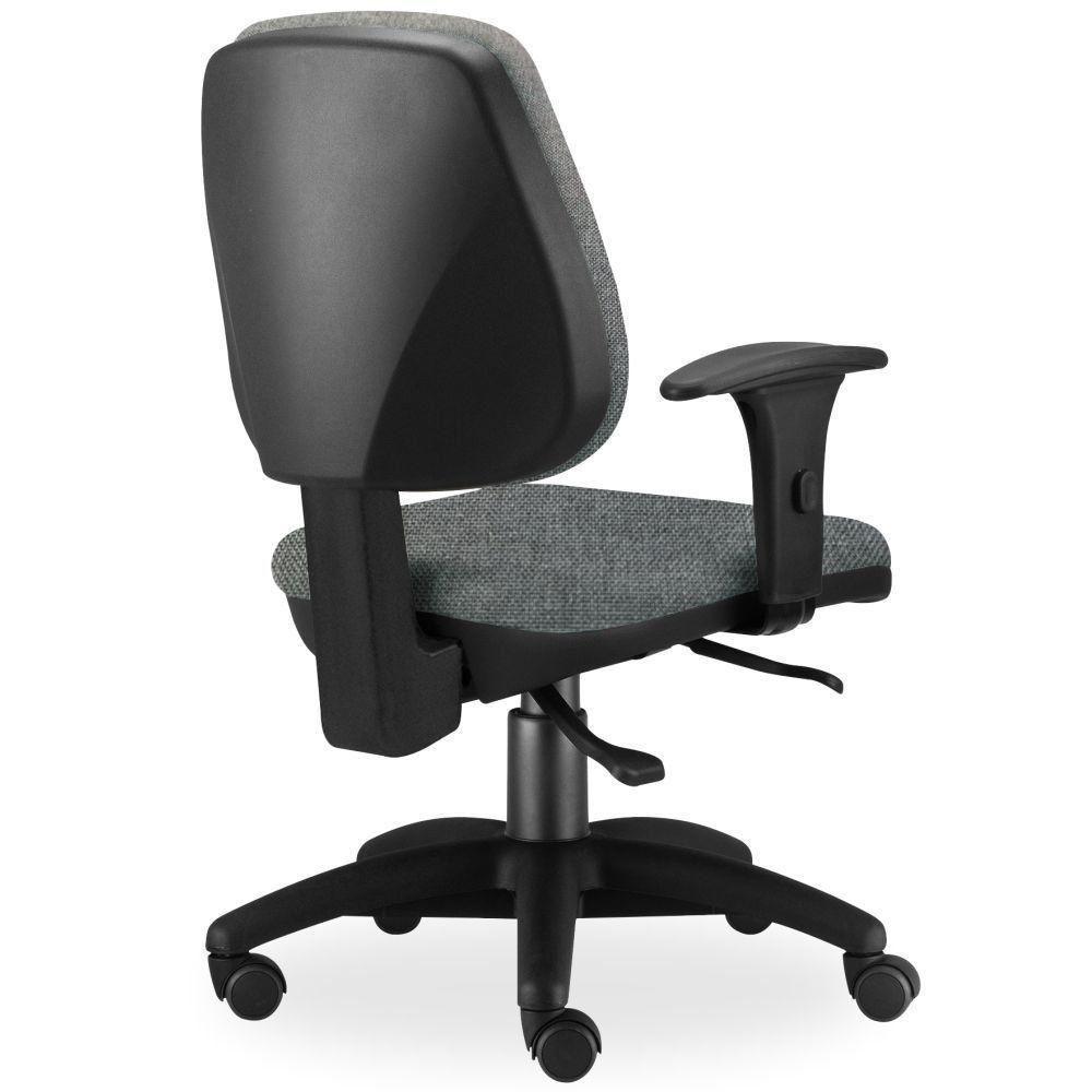 Kit 02 Cadeiras De Escritório Job L02 Cinza Escuro - 2