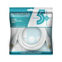 Cabo Displayport Macho X Macho 2 Metros Branco - 1