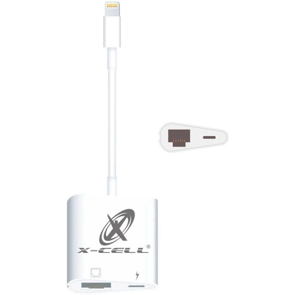 Adaptador Ethernet Lightning Rj45 Flex Branco - 1