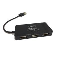 Mini Hub Usb 2.0 4 Portas Slim 480mbps Knup Kp-t109 Preto - 2