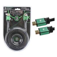 Cabo Hdmi Macho 2.0 Premium De Qualidade 3m - 1
