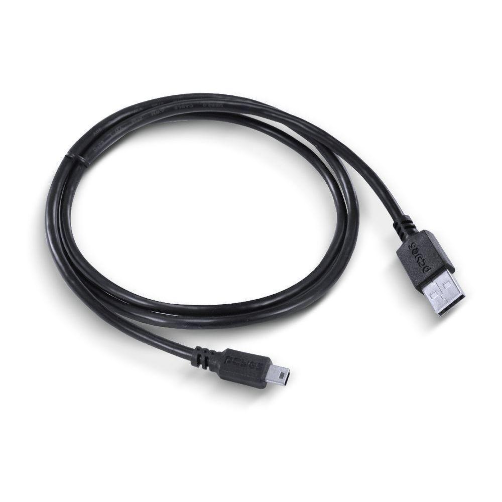 Cabo Usb A 2.0 Macho Para Mini Usb B Macho 28Awg Puro Cobre 1 Metro - Puanm2-1 - 4