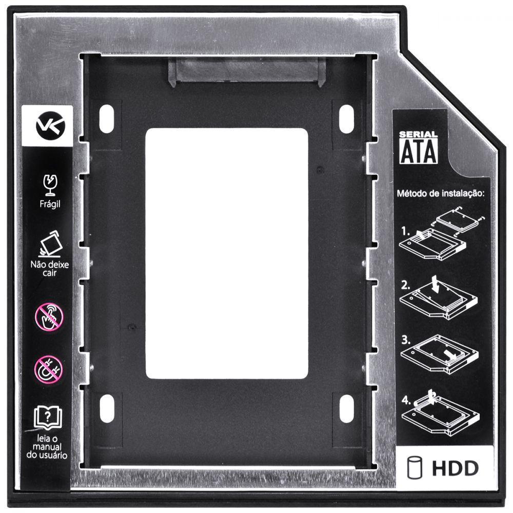Adaptador Caddy Para Hd Ou Ssd Gaveta Dvd Notebook Sata 9.5M - 6