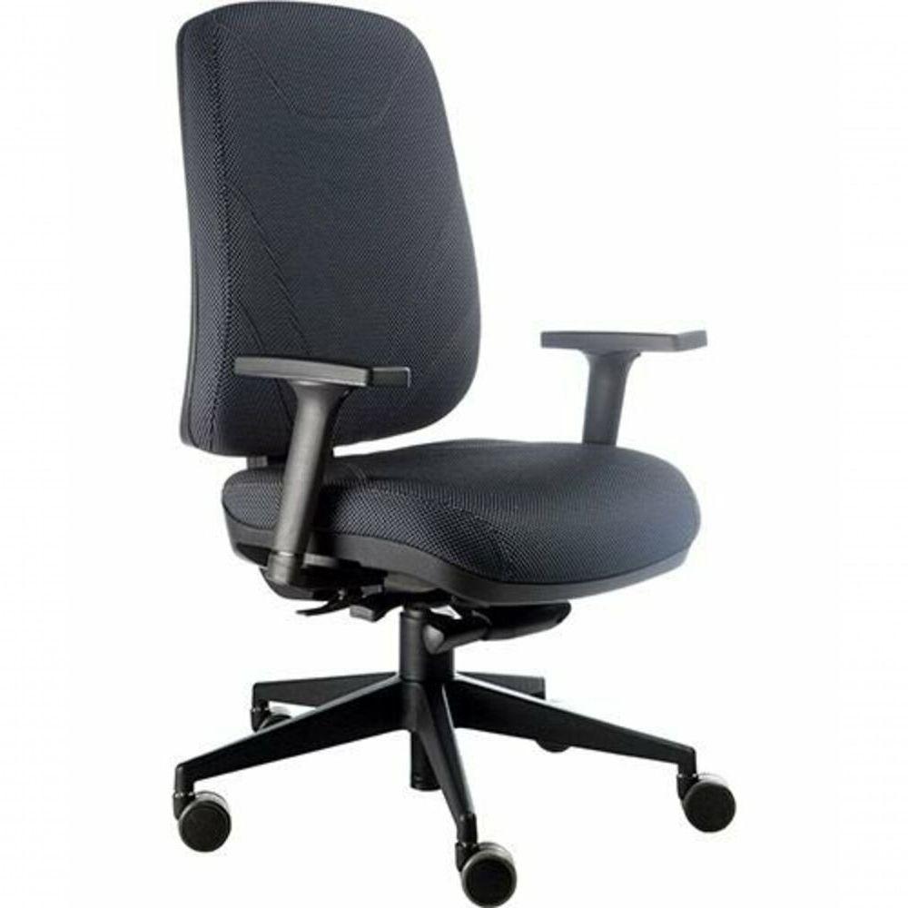 Cadeira Presidente Com Base Giratória New Confort Preto - 1