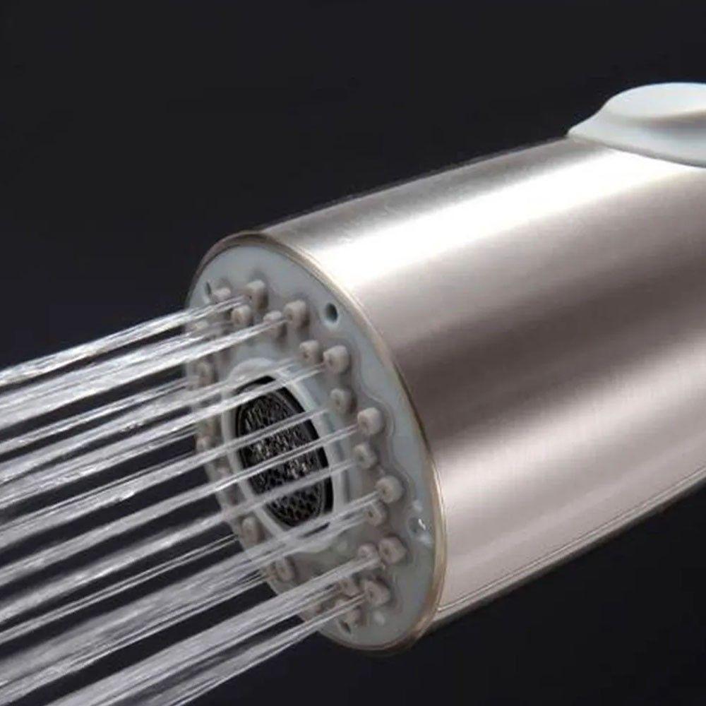 Torneira Pull Down Goumet Mesa Bancada Cozinha Metal Escovado Monocomando - 5