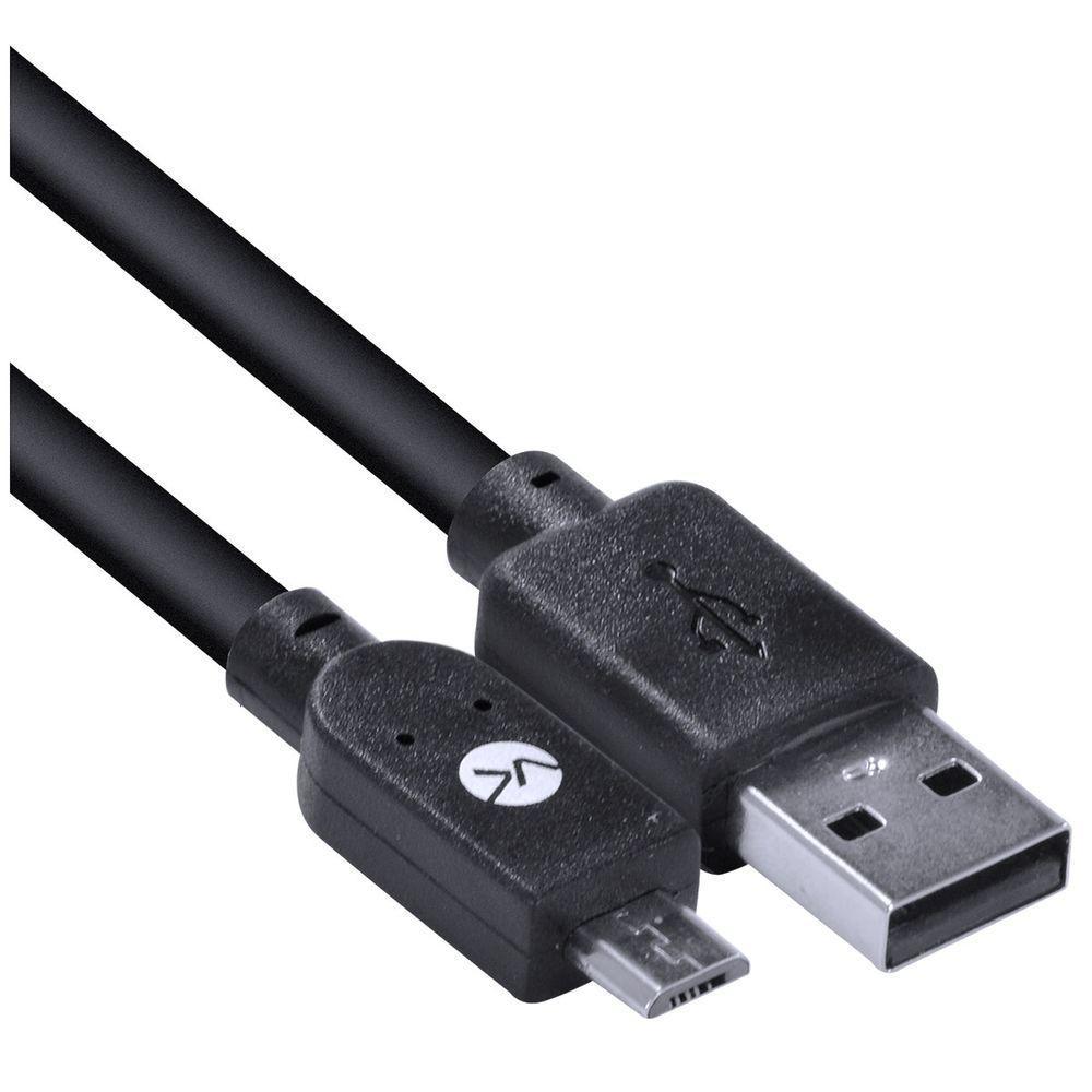 Cabo Usb X Micro Usb B 2.0 5 Pinos 1 Metro Preto - Musb-1 - 5