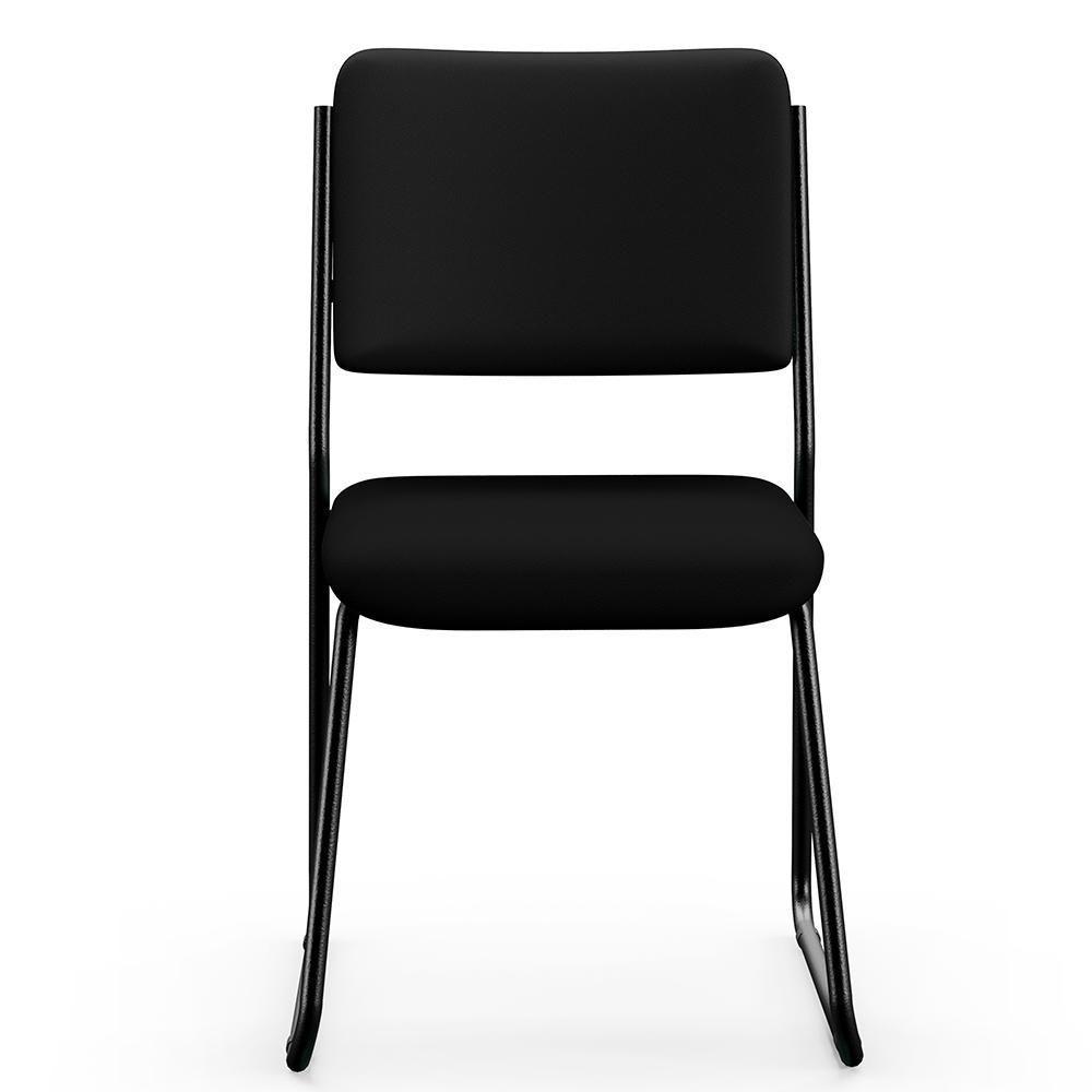 Cadeira Hoteleira Auditório Empilhável Inter L02 Facto Preto - 10