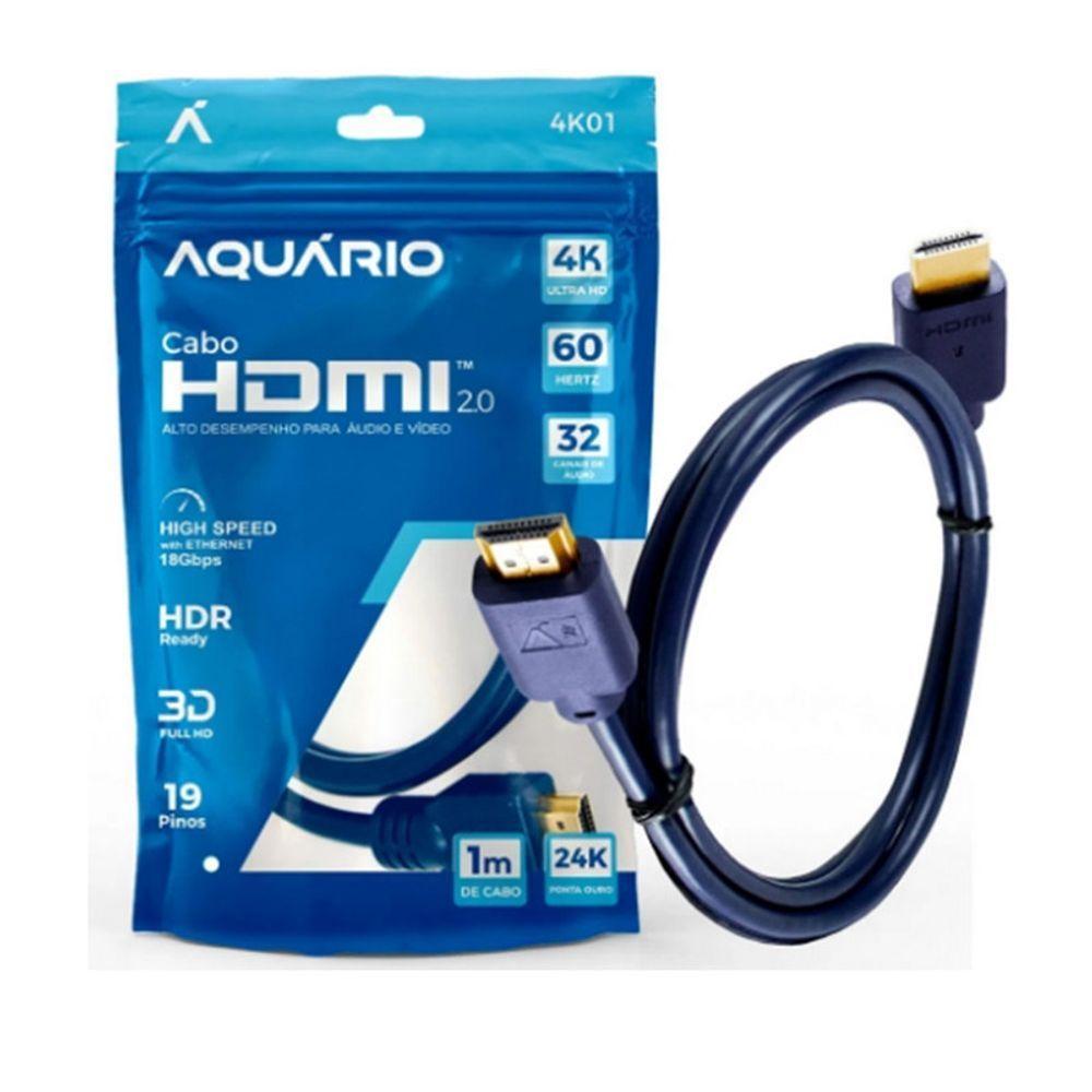 Cabo Hdmi Macho X Macho 4k Alta Performance 1 Metros - 1