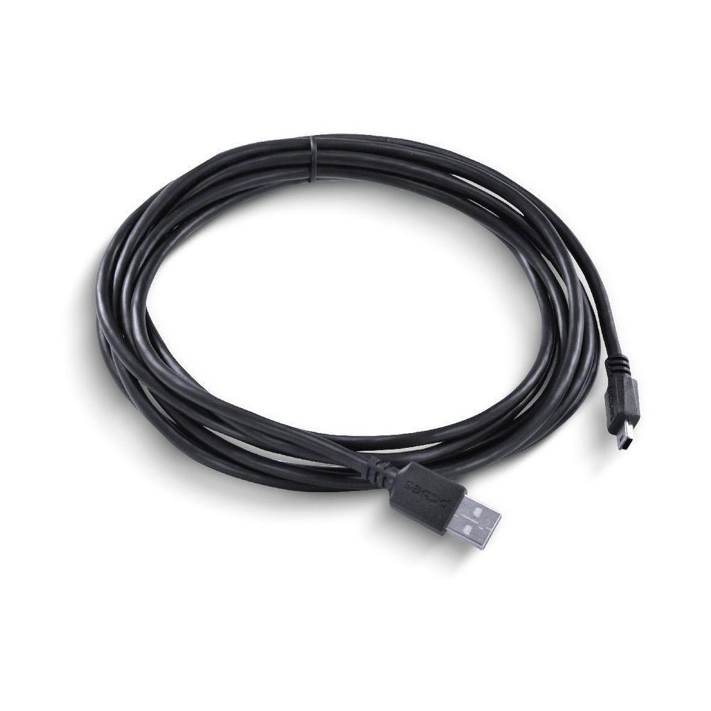 Cabo Usb A 2.0 Macho Para Mini Usb B Macho 28Awg Puro Cobre 3 Metros - Puanm2-3 - 5