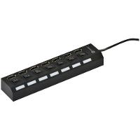 Hub Usb 2.0 7 Portas Com Cabo E Led Indicador - Huv-40 - 5