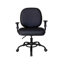 Cadeira Para Escritório Para Obesos Até 200kg Preto - 4