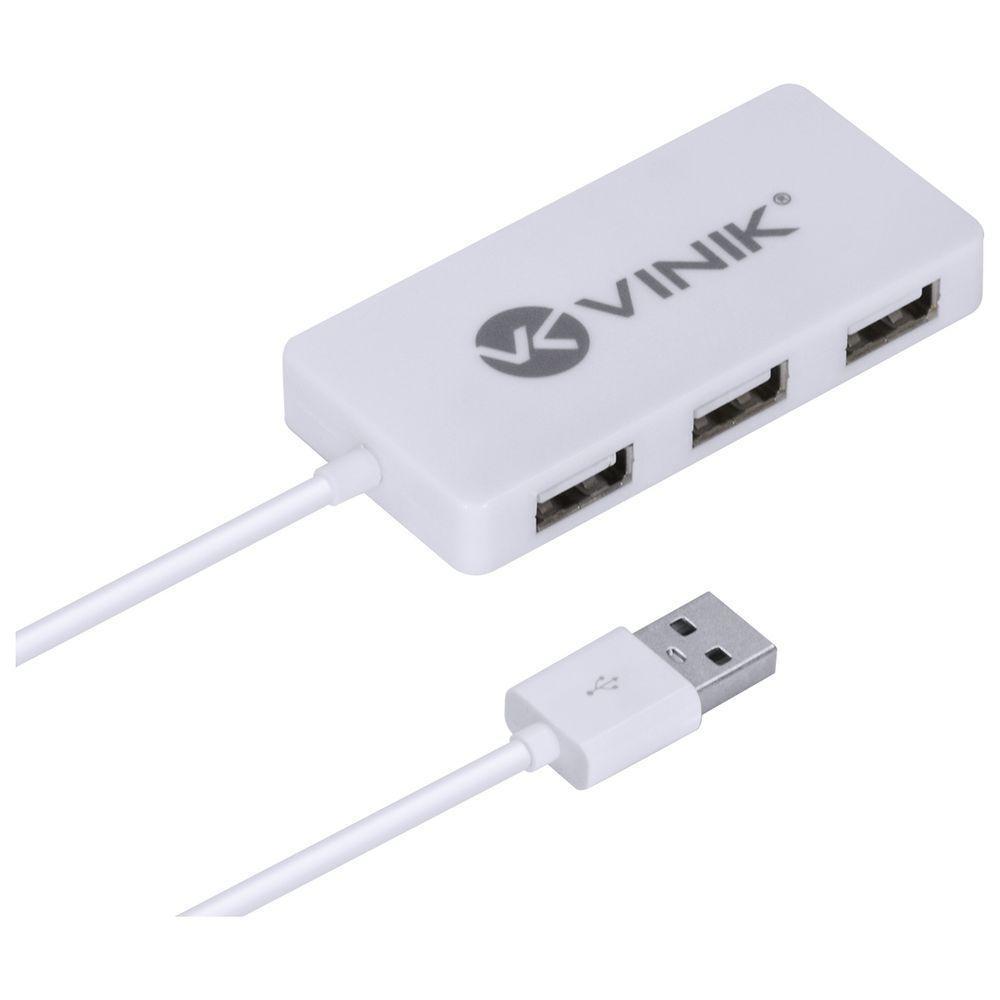 Hub Usb 2.0 Com 4 Portas E 1,2M De Cabo Branco - Huv-20-B - 4