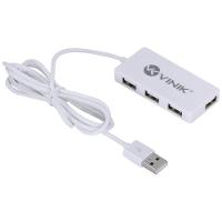 Hub Usb 2.0 Com 4 Portas E 1,2M De Cabo Branco - Huv-20-B - 2