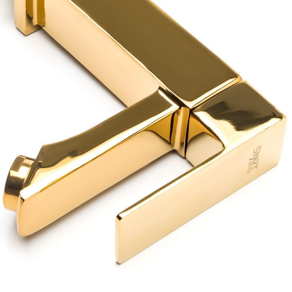 Torneira Banheiro/lavabo/pia Luxo Dourado - Smart Norte - 5