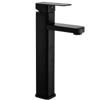 Torneira Monocomando Misturador 29cm Lorben Banheiro Quadrada Alta Preto Fosco - 2