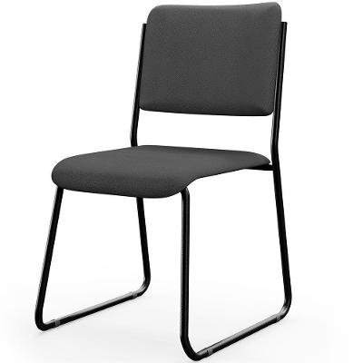 Cadeira Hoteleira Auditório Empilhável Inter L02 Crepe Cinza