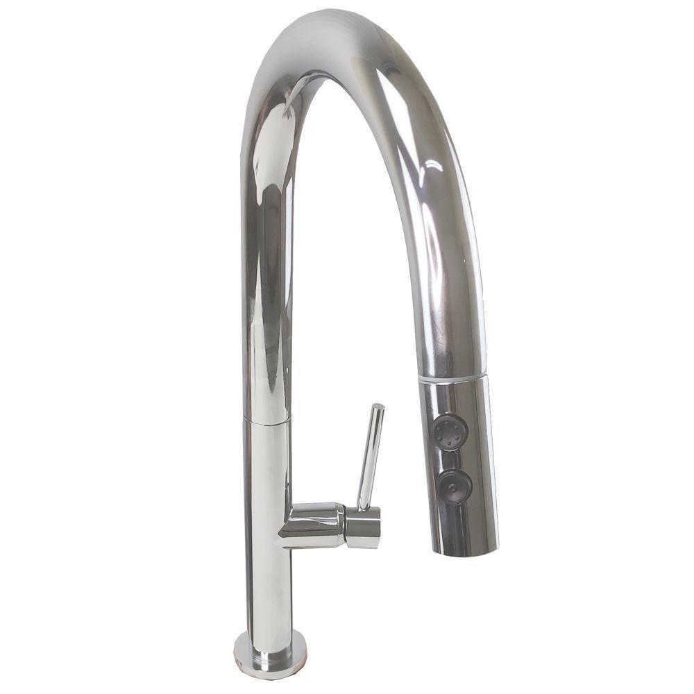 Torneira Gourmet Cozinha Ducha Retratil 2 Modos De Jato Bancada Monocomando Quente Frio - 10