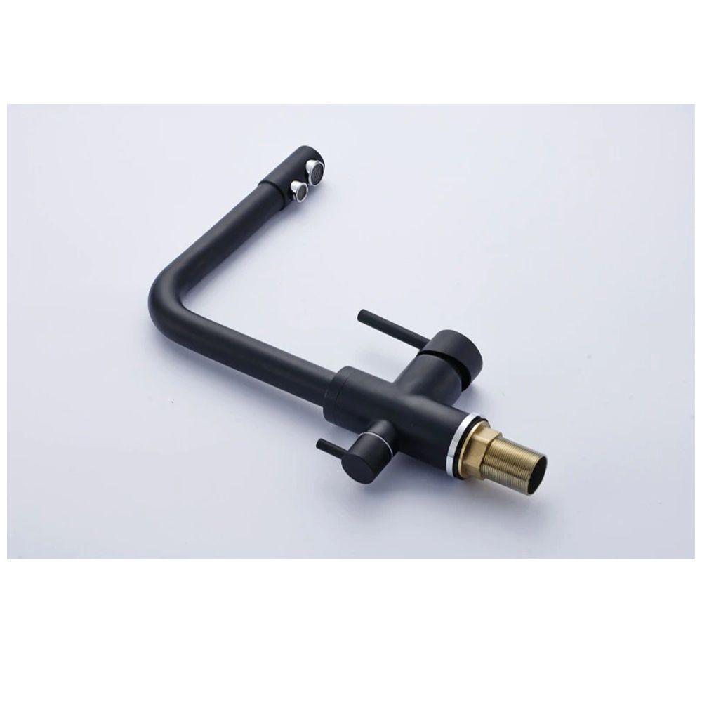 Torneira 360 Luxo Filtro Misturador Quente Frio Mesa Cuba - 5