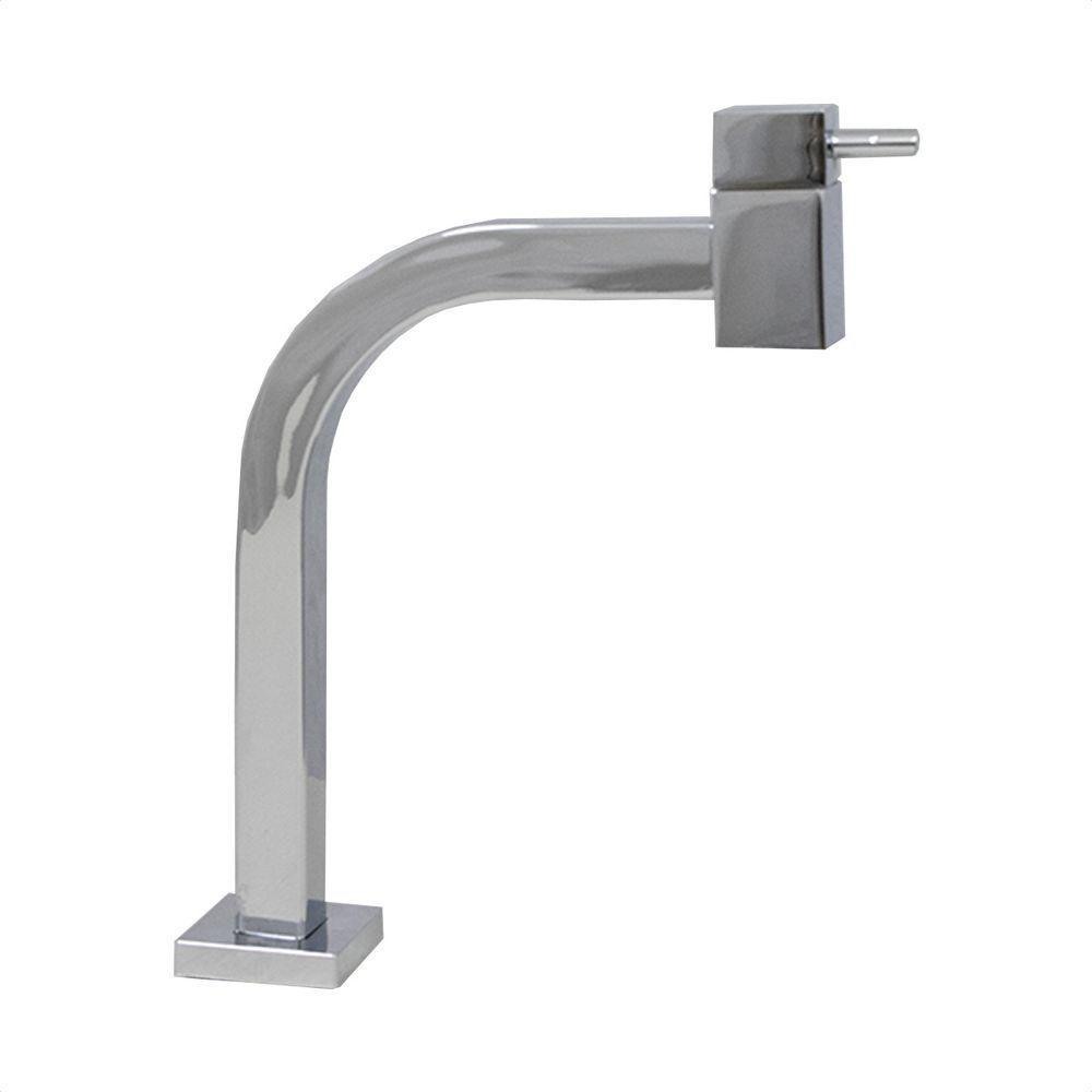 Torneira De Cuba Quadrada Link 90° Baixa Mesa Cromada 1199 - 5