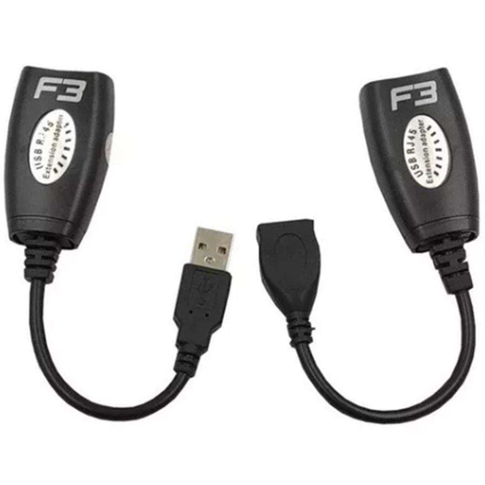 Cabo Extensor Usb Adaptador Para Computadores E Notebooks - 1