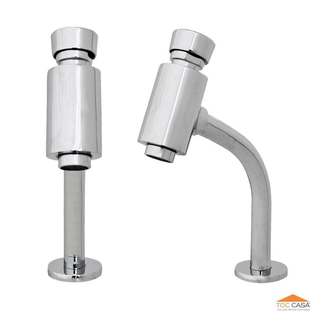 Torneira Para Lavatório Alta Fechamento Automático - 4