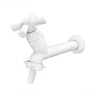 Torneira Tigre Tanque Cross Branca 10Cm 1/2Equot - 1