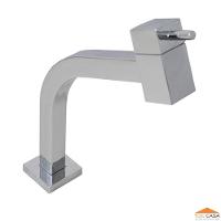 Torneira Cuba Link Quadrada 45° Baixa Mesa Inox Cromado 1197 - 5