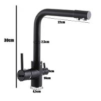 Torneira 360 Monocomando Luxo Misturador Quente Frio Filtro Bancada Cuba Mesa Cozinha - 2