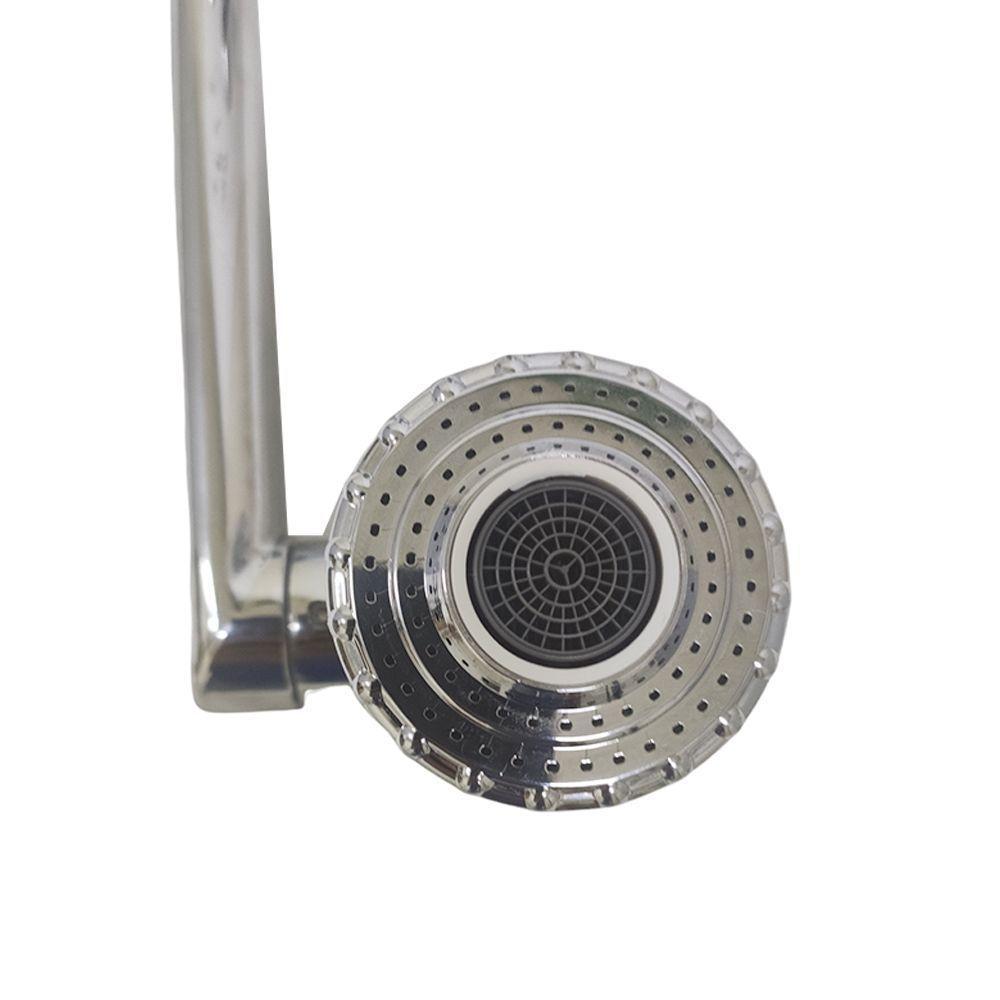 Torneira Monocomando Articulada Cromada Banheiro Lavabo Quente Frio Lavatorio Pia Bancada Ajustavel - 9