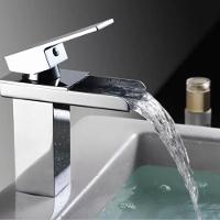 Torneira Monocomando Waterfall Cascata Calha Metal Baixa - 1