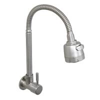 Torneira Gourmet Cozinha Parede Inox Escovado Dupla Função - 2