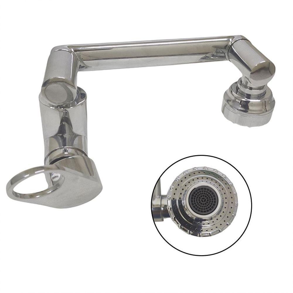 Torneira Cromada Monocomando Ajustavel Lavabo Quente Frio La - 1