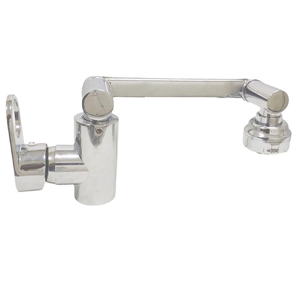 Torneira Cromada Monocomando Ajustavel Lavabo Quente Frio La - 3