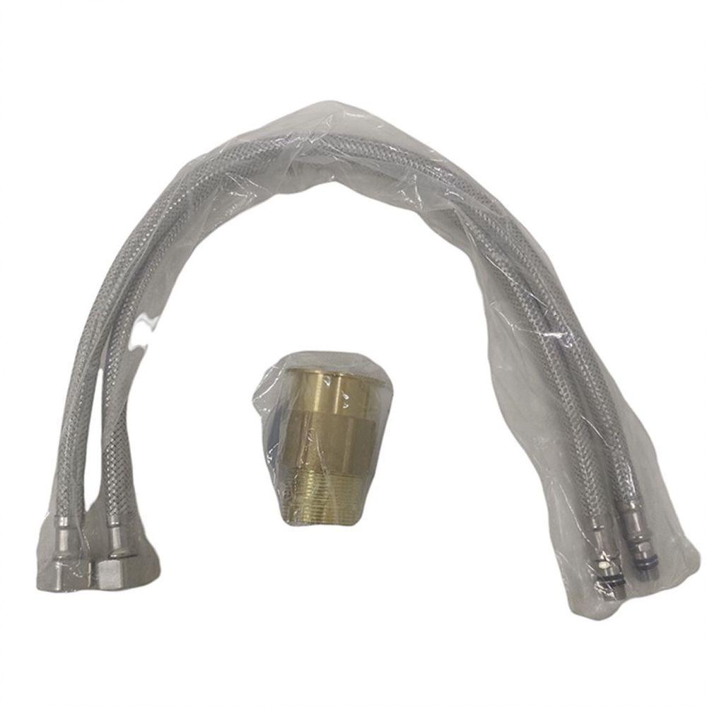 Torneira Cromada Monocomando Ajustavel Lavabo Quente Frio La - 9