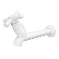 Torneira Tigre Pia Cross Branca 15Cm 1/2Equot - 1