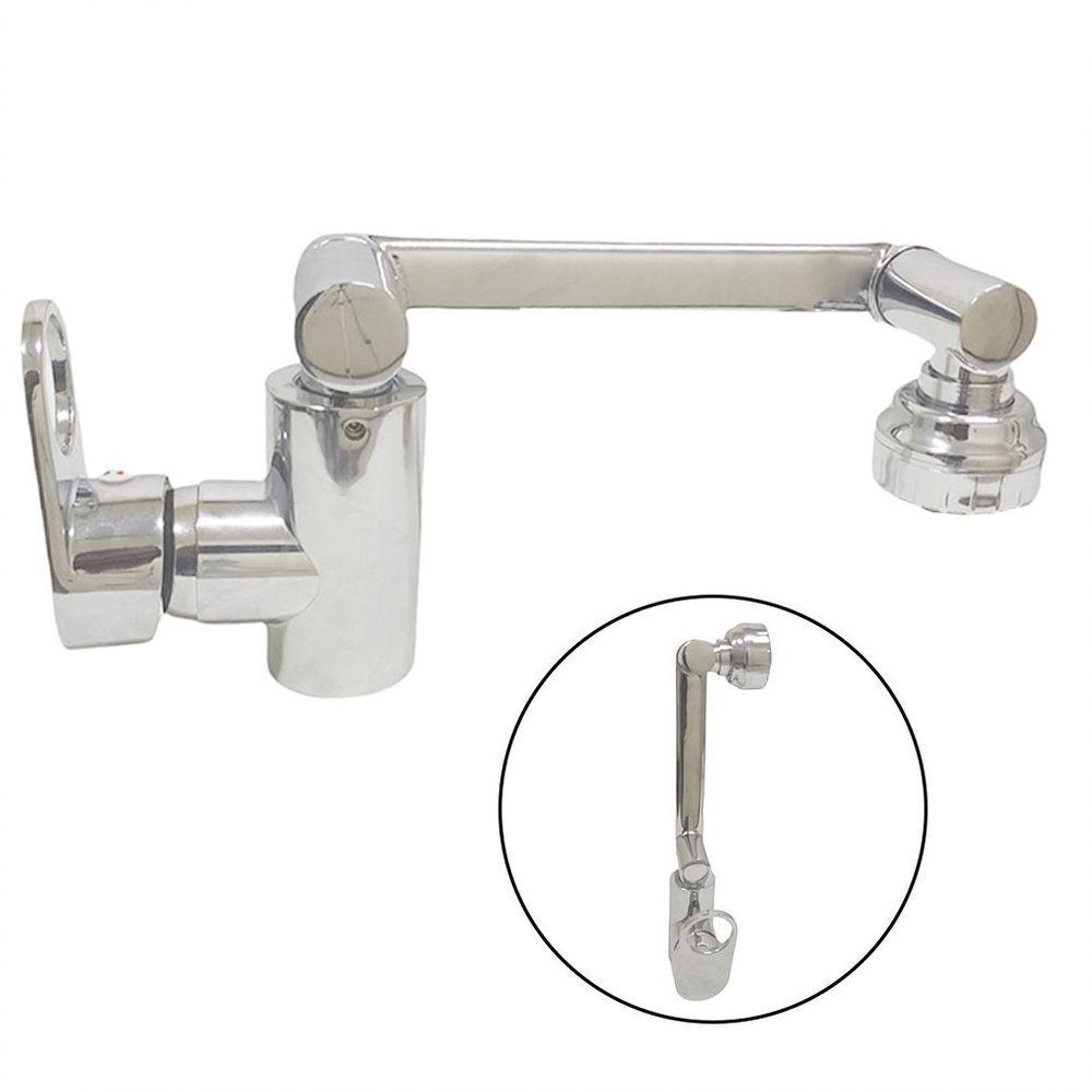 Torneira Monocomando Articulada Cromada Quente Frio - 1