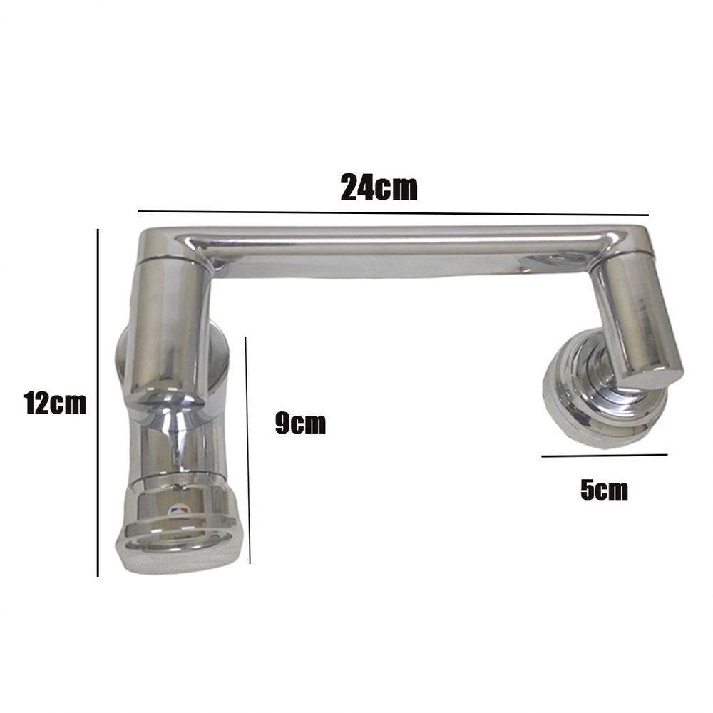 Torneira Monocomando Articulada Cromada Quente Frio - 2